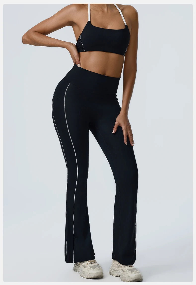 Workout Clothes Women's Tracksuit 2PCS Yoga Set Sportswear Gym Clothing High Waist Leggings Sportswear Fitness Sports Bra