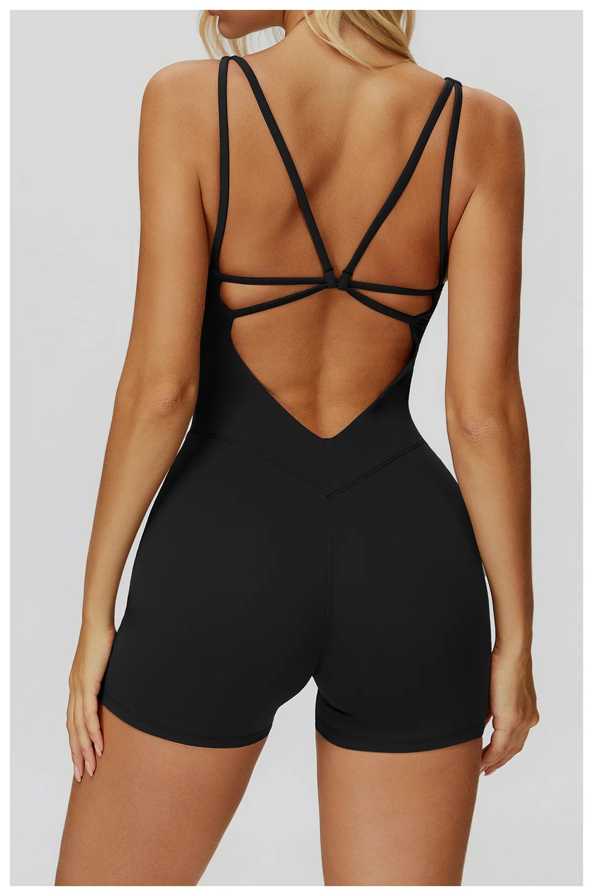 Jumpsuit Women's Short Tracksuit Yoga Set One-Piece Sportswear Push Up Gym Workout Clothes Fitness Stretch Bodysuit Yoga Suit