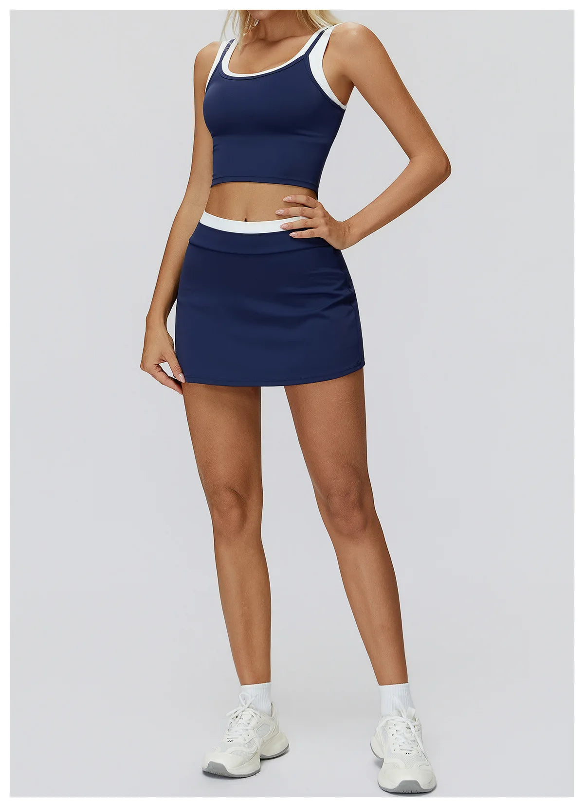 High Waist Sports Short Skirt Lined Shorts Fitness Yoga Quick Dry Running Workout Sport Skirts Tennis Skirt Golf Wear for Women