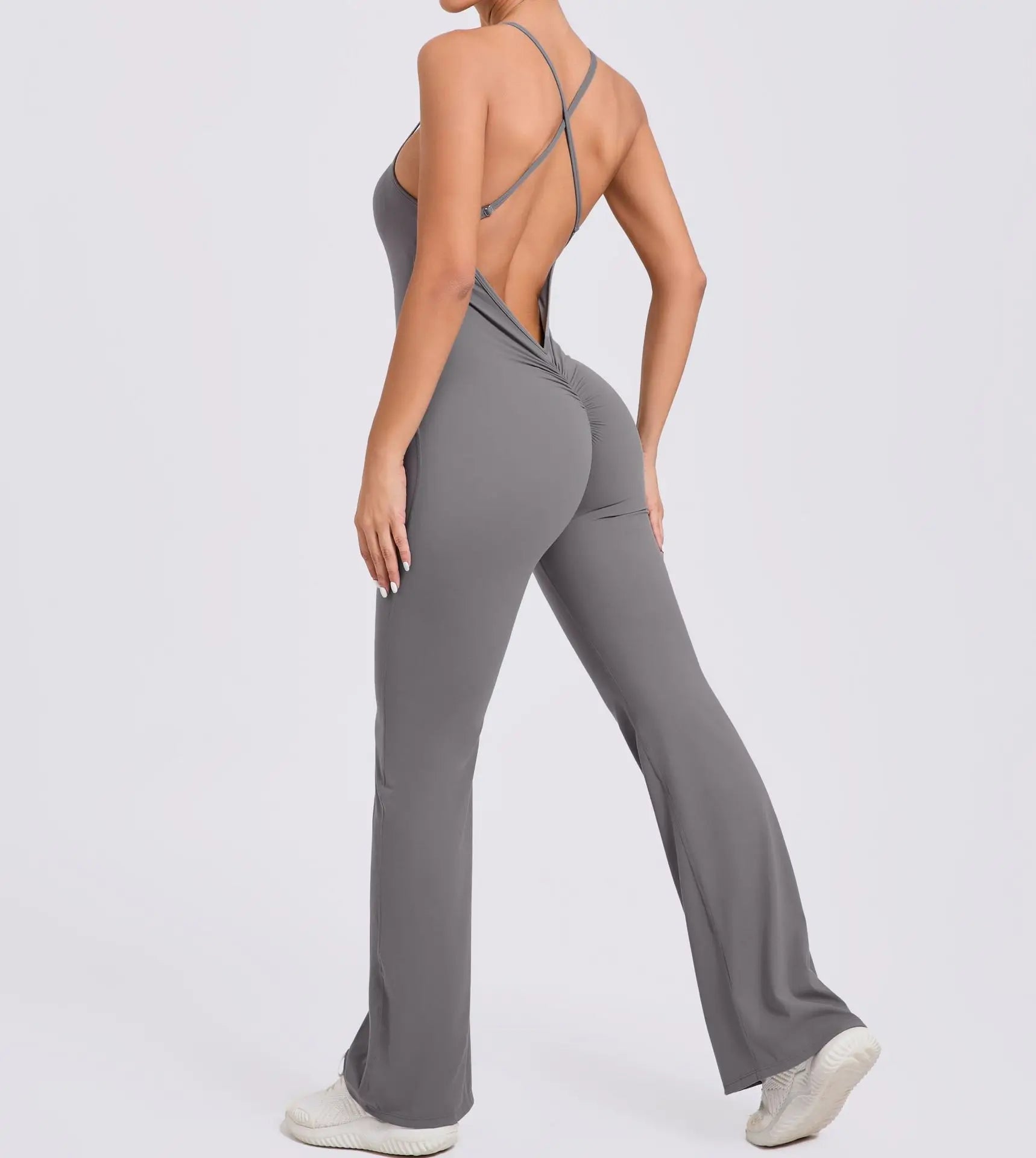 Workout Clothes Women Tracksuit Yoga Set Backless Jumpsuits One Piece Fitness Workout Rompers Sportswear Push Up Gym Set