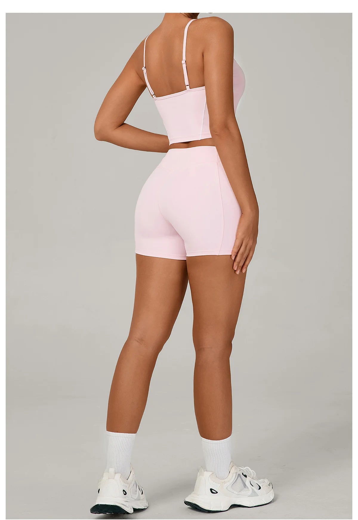 2 Pieces Yoga Sport Set Women Tracksuit Sports Bra Shorts Yoga Set Comfort Elastic Sportsuit Workout Outfit Fitness Gym Clothes