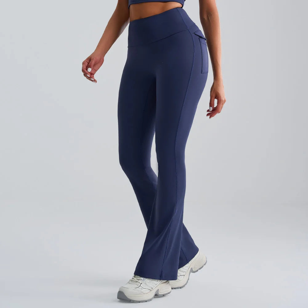 Sports Leggings Women Flares Leggings High Waist Tights Scrunch Butt Yoga Flares Pants Push Up Gym Leggings Women Yoga Clothes