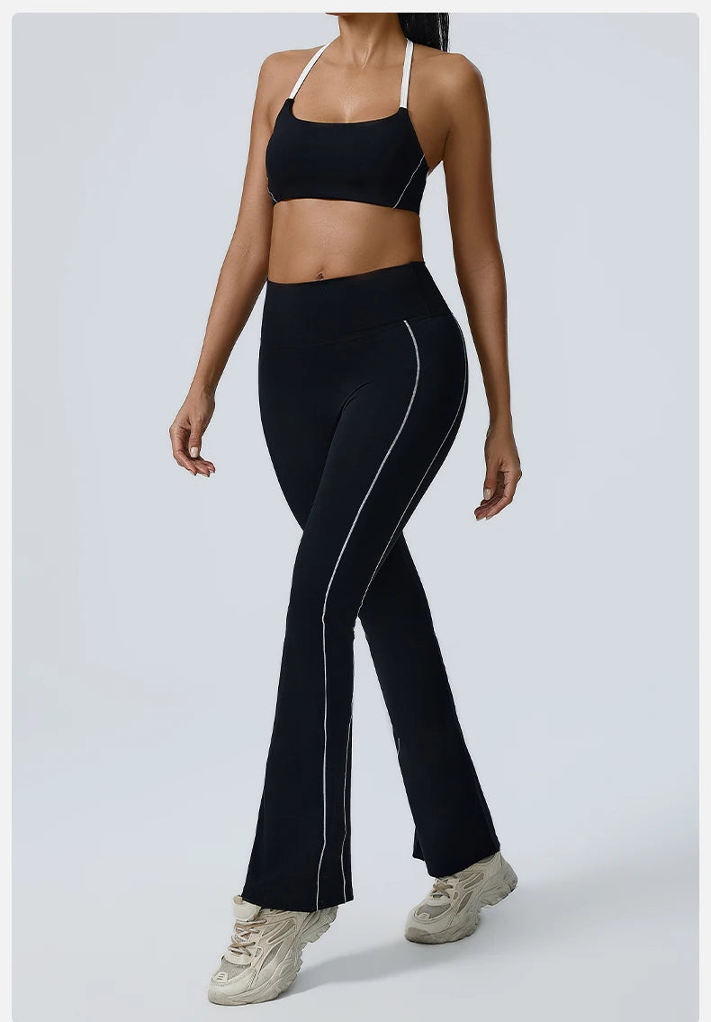 Workout Clothes Women's Tracksuit 2PCS Yoga Set Sportswear Gym Clothing High Waist Leggings Sportswear Fitness Sports Bra