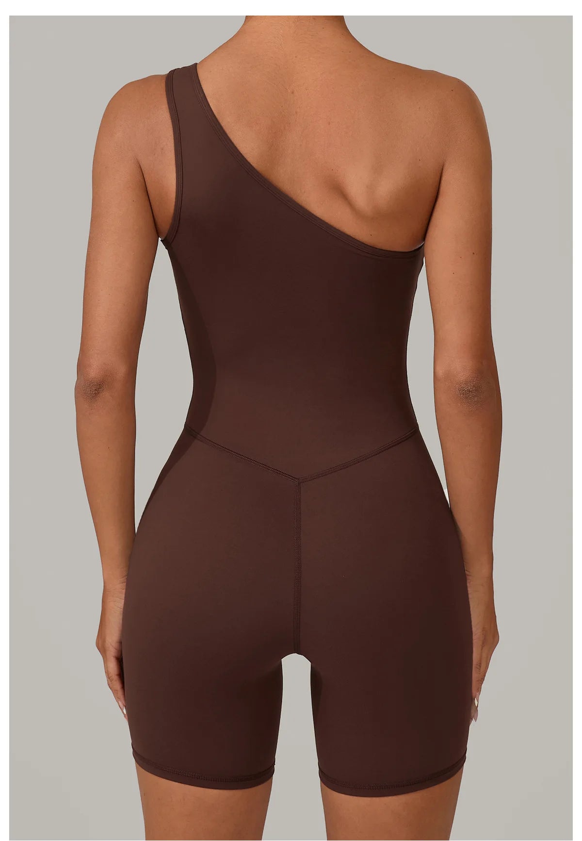 One Shoulder Jumpsuit Women's Fitness Suit Short Sets Sports Overalls for Woman Tracksuit Yoga Clothing Gym Workout Sportswear