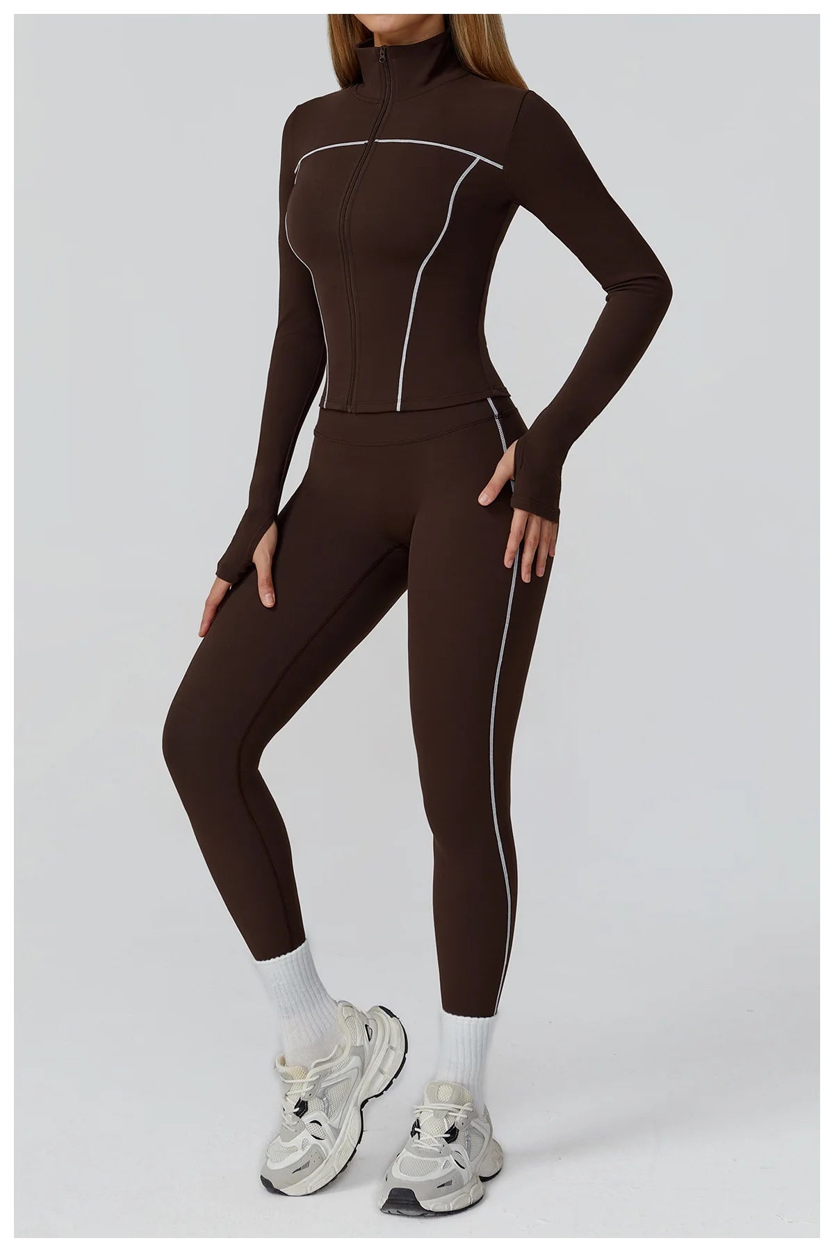 Yoga Clothes Women Sport Jacket Running Long Sleeve Shirt Sports Jackets Top Workout Coat Gym Training Clothing Workout Yoga Top