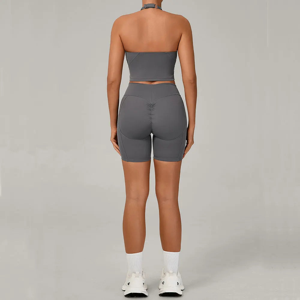 Yoga Set Gym Shorts Women Tracksuit Sport Bras Brassiere Workout Tops for Women Yoga Clothes Fitness Leggings Gym Set Yoga Sets