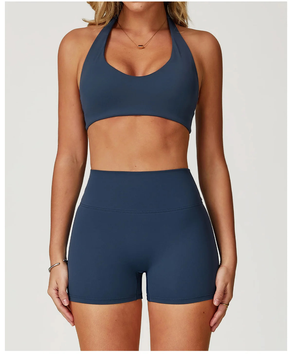Sports Vest Impact Halter Top Yoga Underwear Backless Hanging Neck Sports Tank Top for Shaping Women's Tank Workout Push Up Top