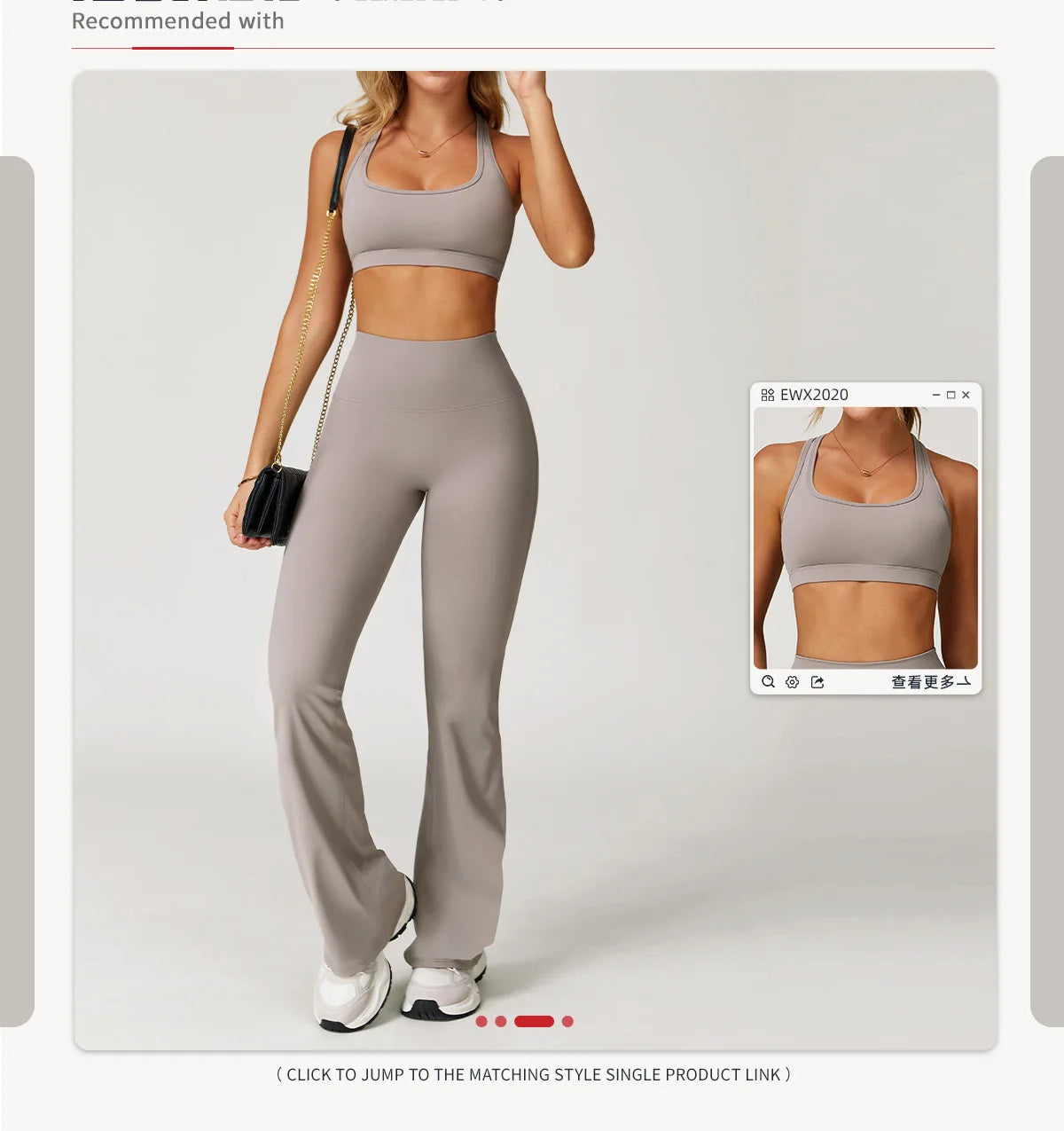 Impact Leggings Women Yoga Bell Bottoms Sports Yoga Pants Gym Clothes Fitness Workout Wear Tights Wide Leg Pants Flared Leggings