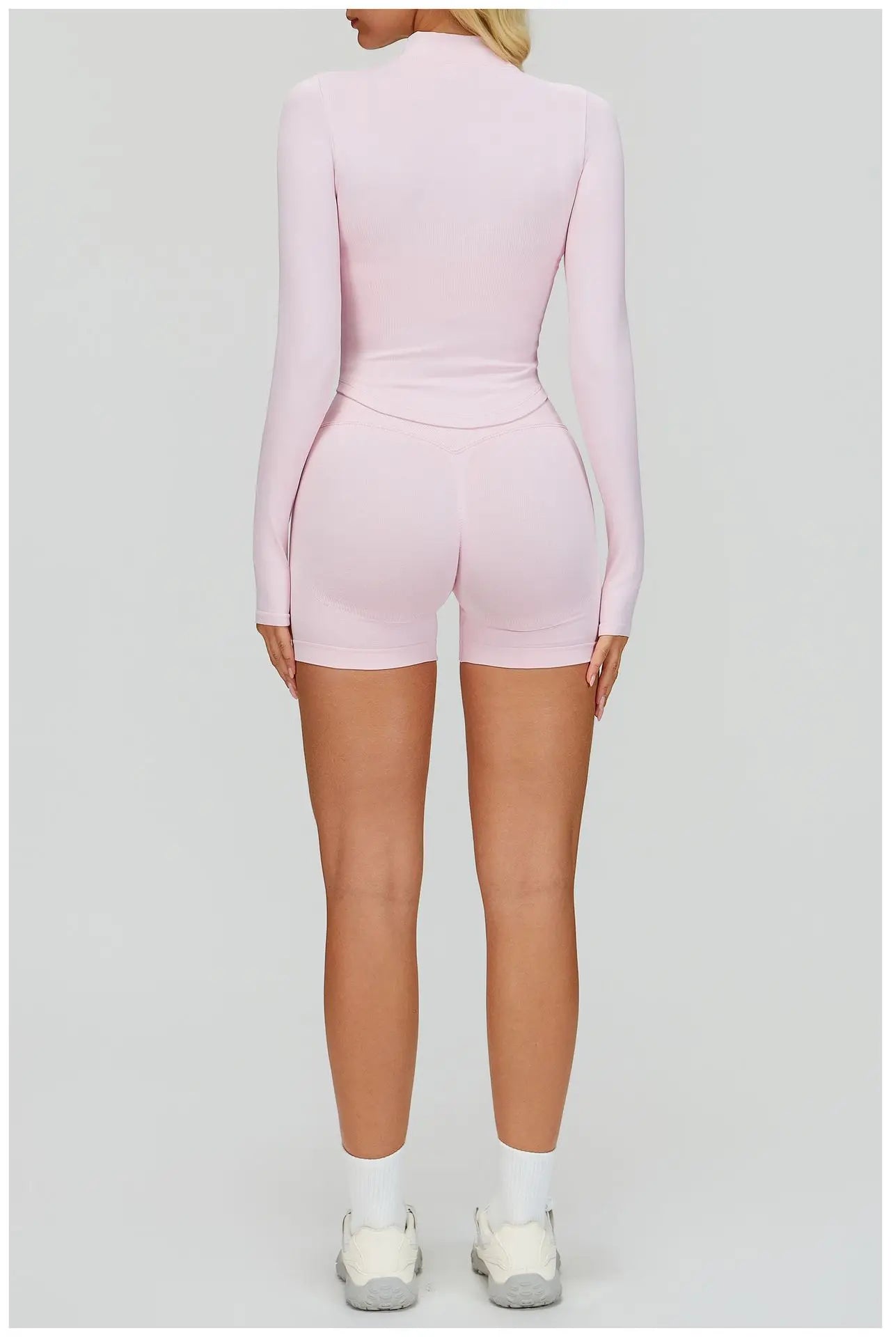 Seamless Yoga Suit 2PCS Sports Set Women Tracksuit Gym Running Workout Clothes Sports Long Sleeve Athletic Wear Yoga Clothing