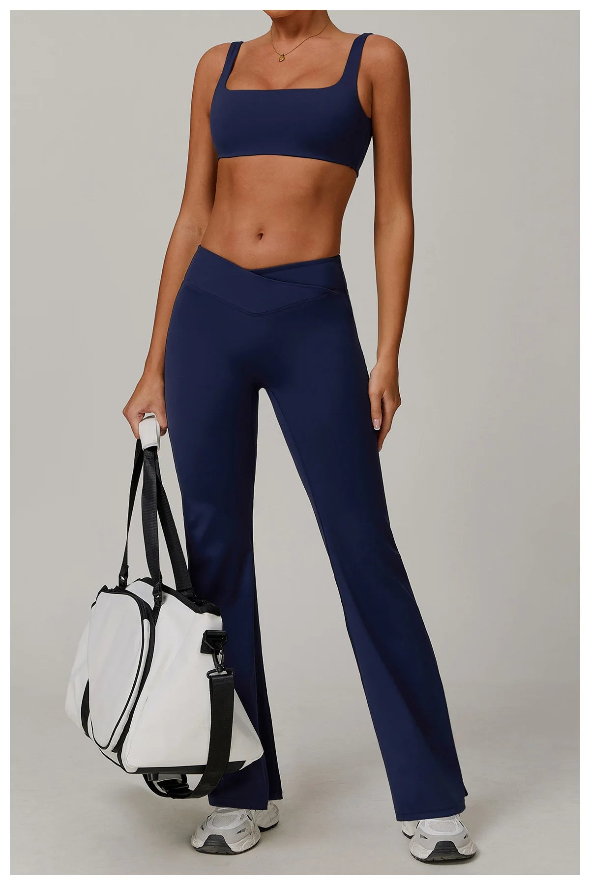 Wide Leg Pants Women Yoga Leggings Women Fitness Leggings Running Pant Sports Leggings High Waist Workout Tight Gym Bell-bottoms