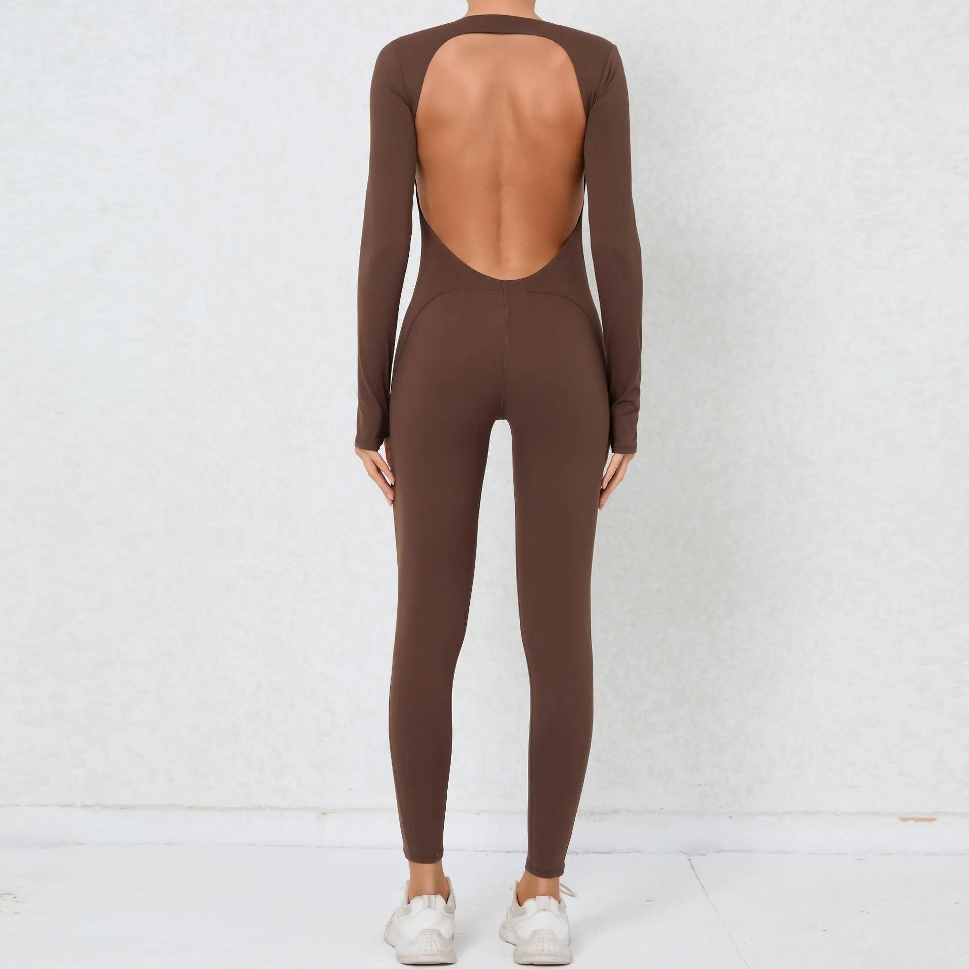 Jumpsuit Gym Yoga Set Women Long Sleeves Sportswear Women Tracksuit Sport Fitness Rompers Female Push Up Workout Bodysuit