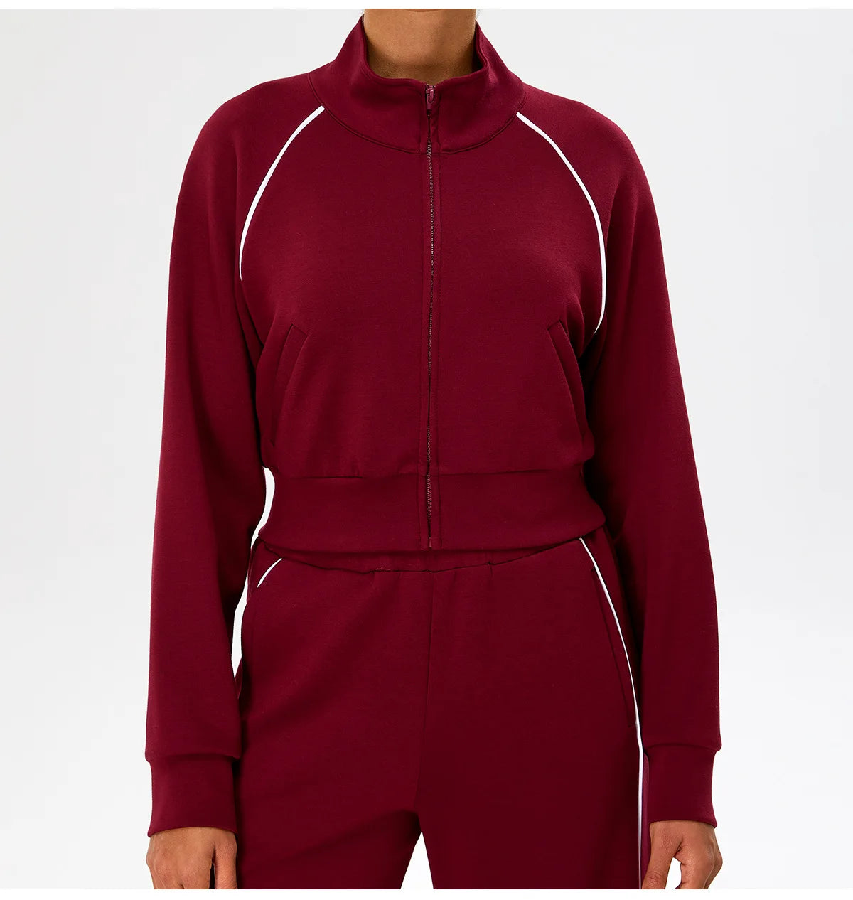 Women's Yoga Long Sleeve Sports Jacket Zip Fitness Yoga Shirt Slim Fit Gym Top Activewear Running Coats Workout Cycling Clothes