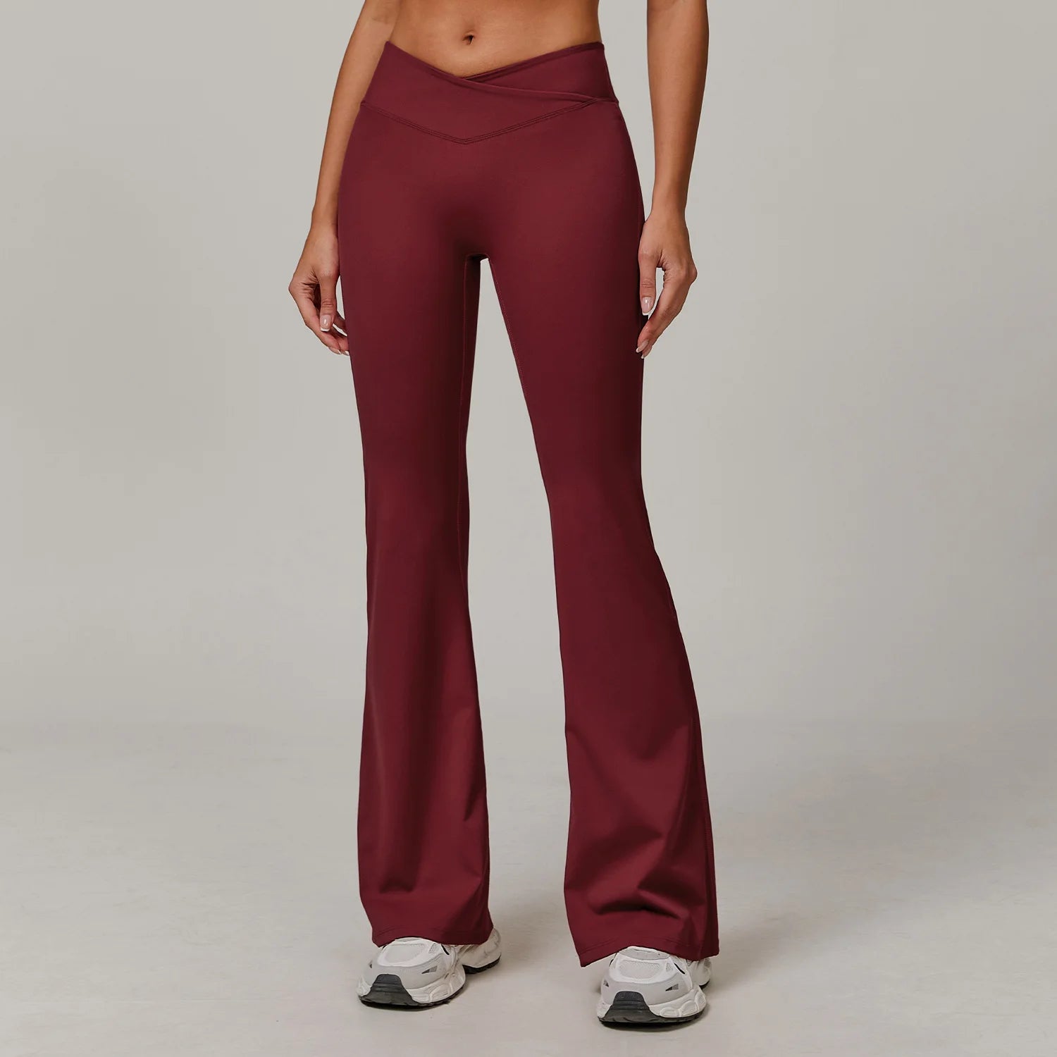Wide Leg Pants Women Yoga Leggings Women Fitness Leggings Running Pant Sports Leggings High Waist Workout Tight Gym Bell-bottoms