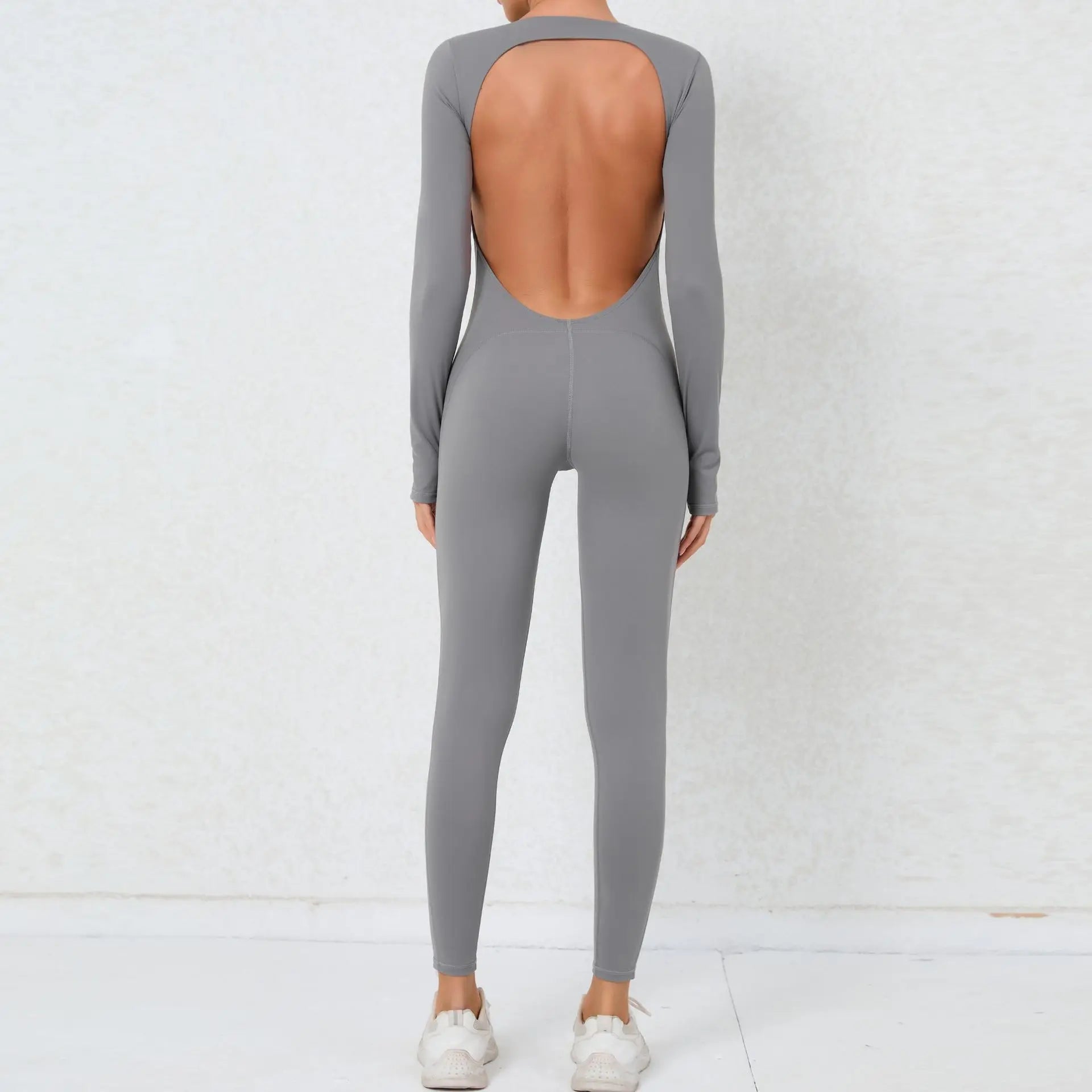 Jumpsuit Gym Yoga Set Women Long Sleeves Sportswear Women Tracksuit Sport Fitness Rompers Female Push Up Workout Bodysuit