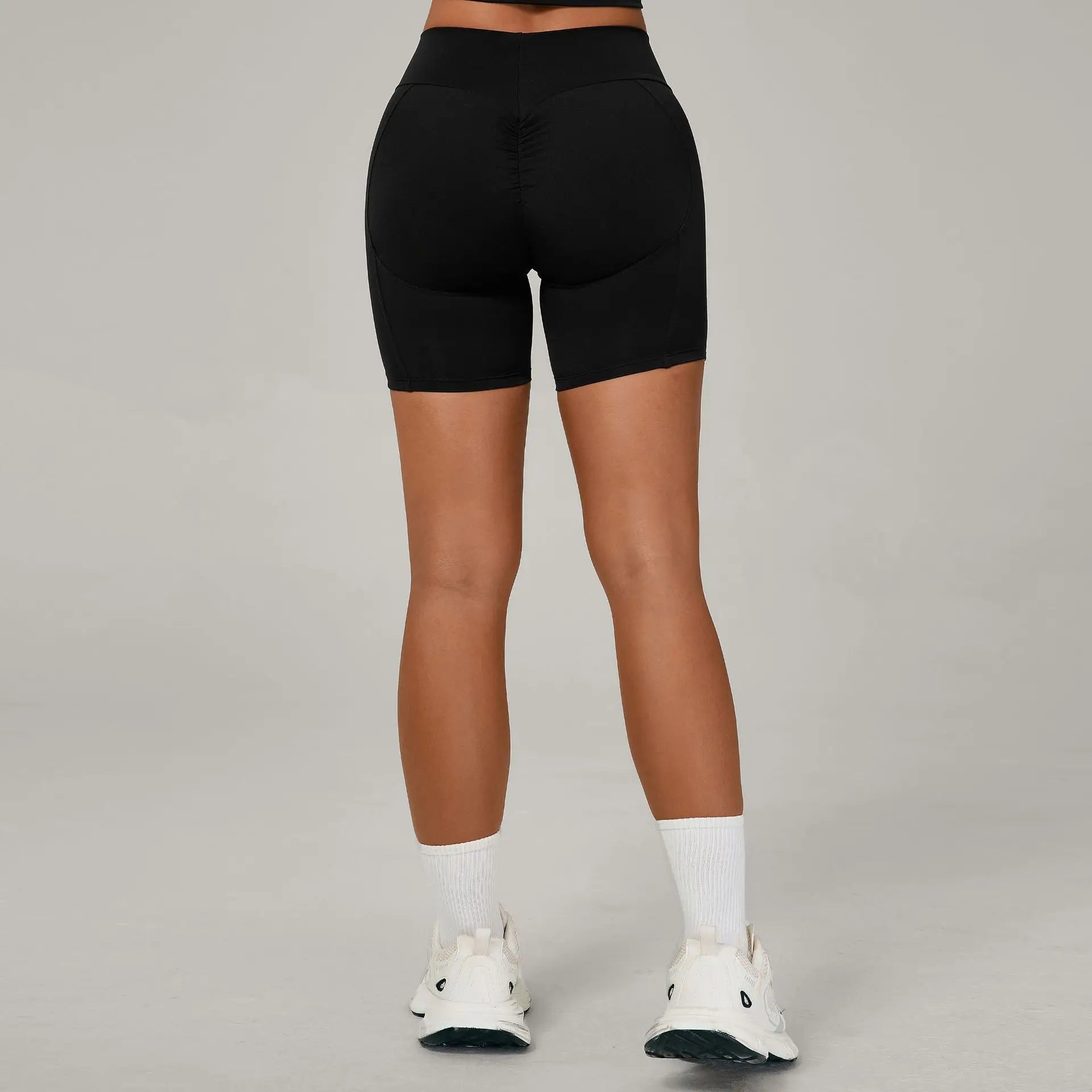 Impact Yoga Shorts Women High Waist Workout Shorts Fitness Yoga Tights Lift Butt Fitness Ladies Gym Running Cycling Short Pants