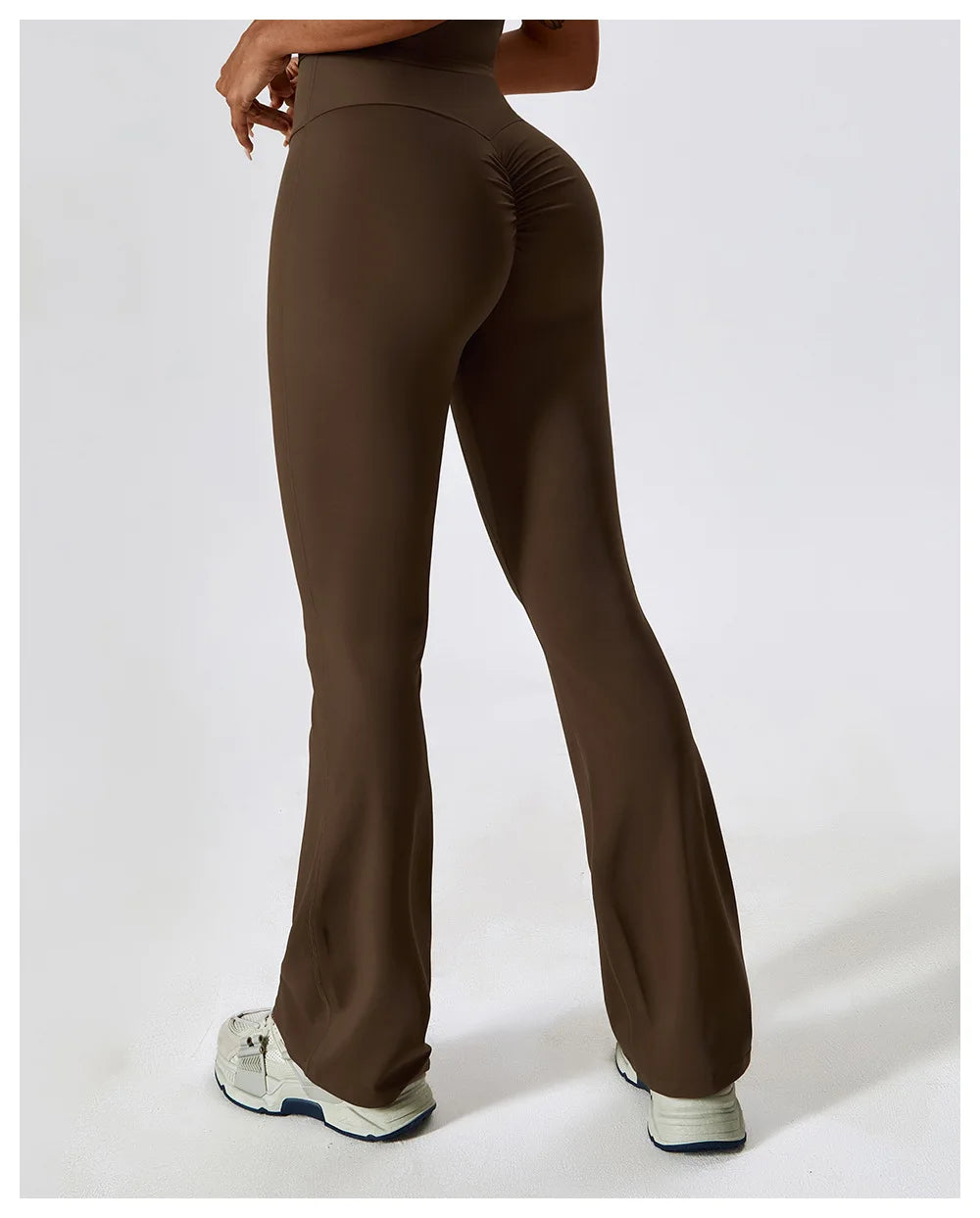 Flare Leggings Yoga Pants Women High Waist Wide Leg Pant Women Gym Workout Fitness Sports Tight Flared Pant Latin Dance Trousers