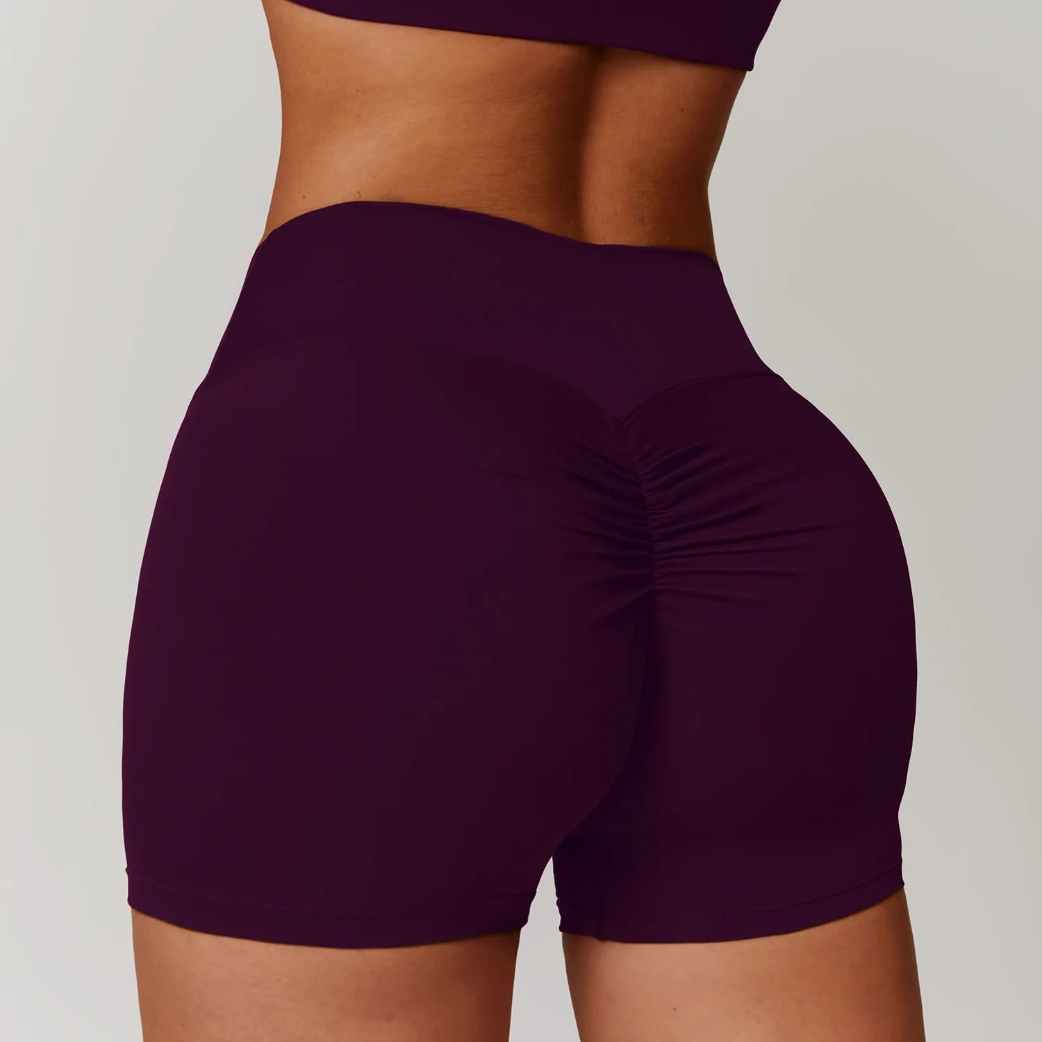 Women Sports Short Yoga Legging Shorts Squat Proof High Waist Fitness Tight Shorts Cycling Running Push Up Workout Gym Shorts