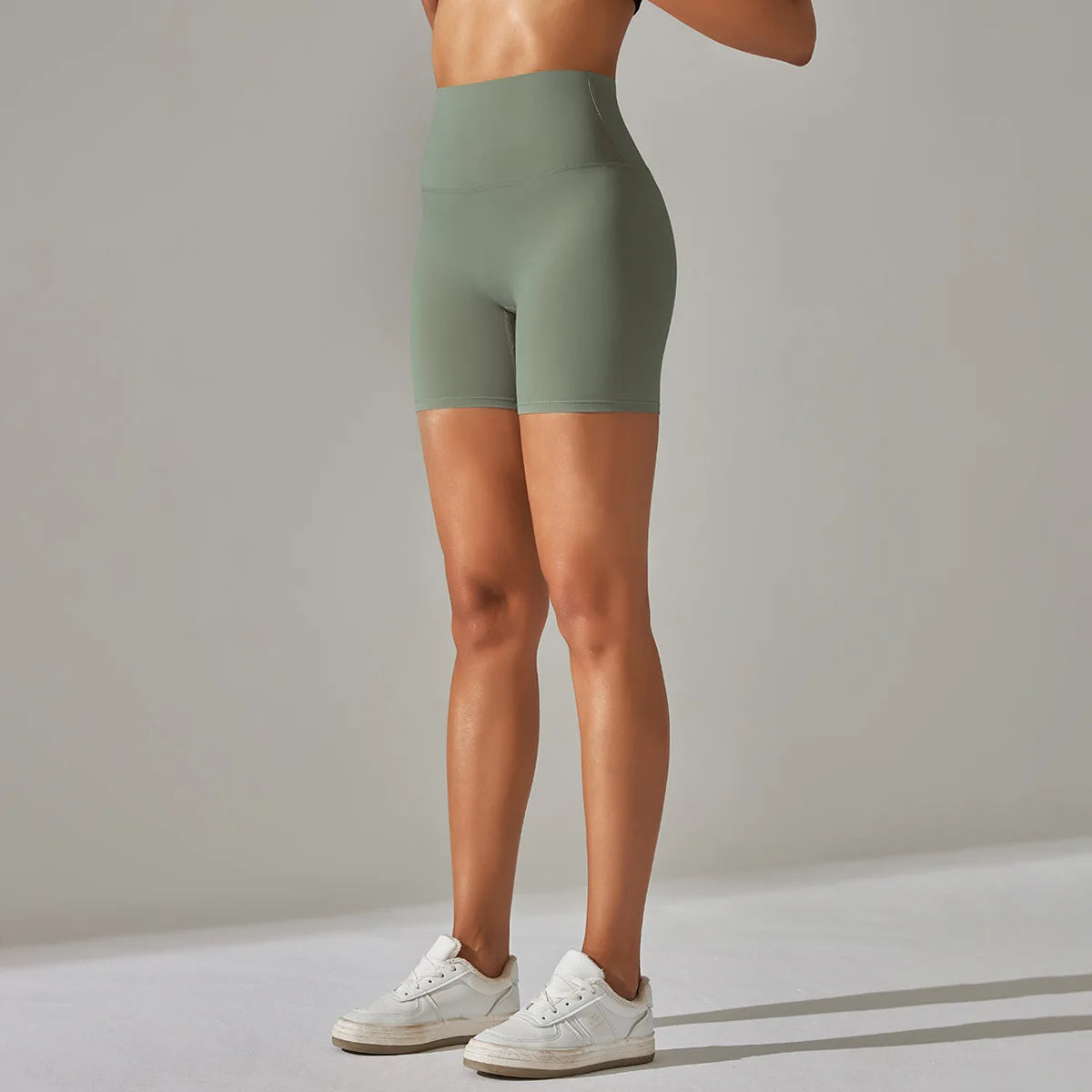 Seamless Yoga Shorts Women Fitness Shorts Running Cycling Shorts Breathable Sports Leggings High Waist Summer Workout Gym Shorts