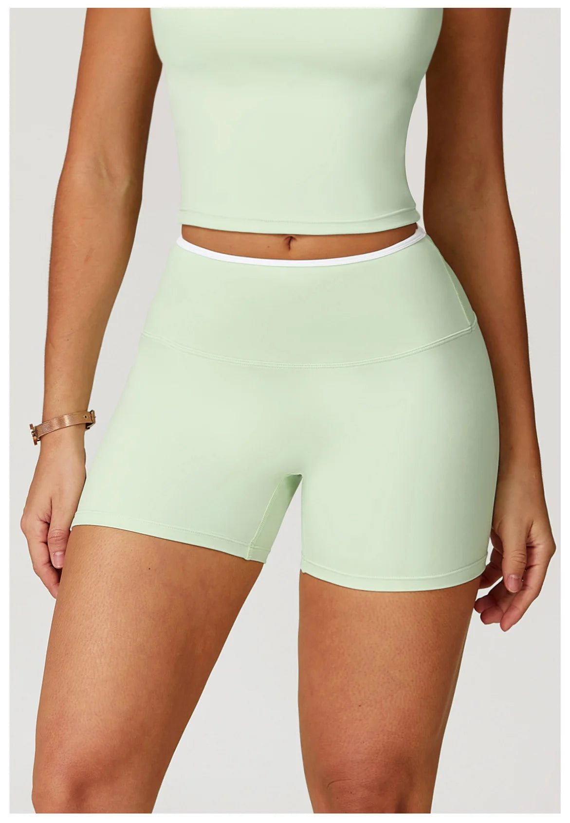 Women Yoga Shorts High Waist Workout Shorts Fitness Impact Shorts Yoga Lift Butt Fitness Ladies Cycling Gym Running Short Pants