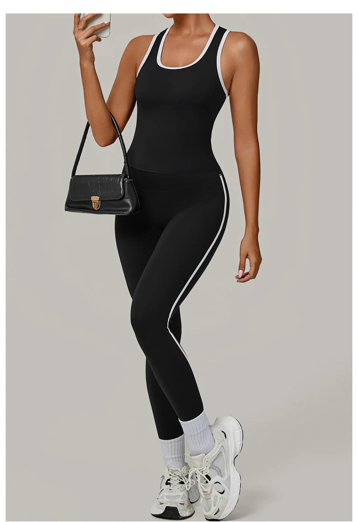 Sportswear 2PCS Women's Tracksuit Yoga Clothes Fitness Set Breathable Activewear Sexy Sports Bra Top High-Waisted Leggings Set
