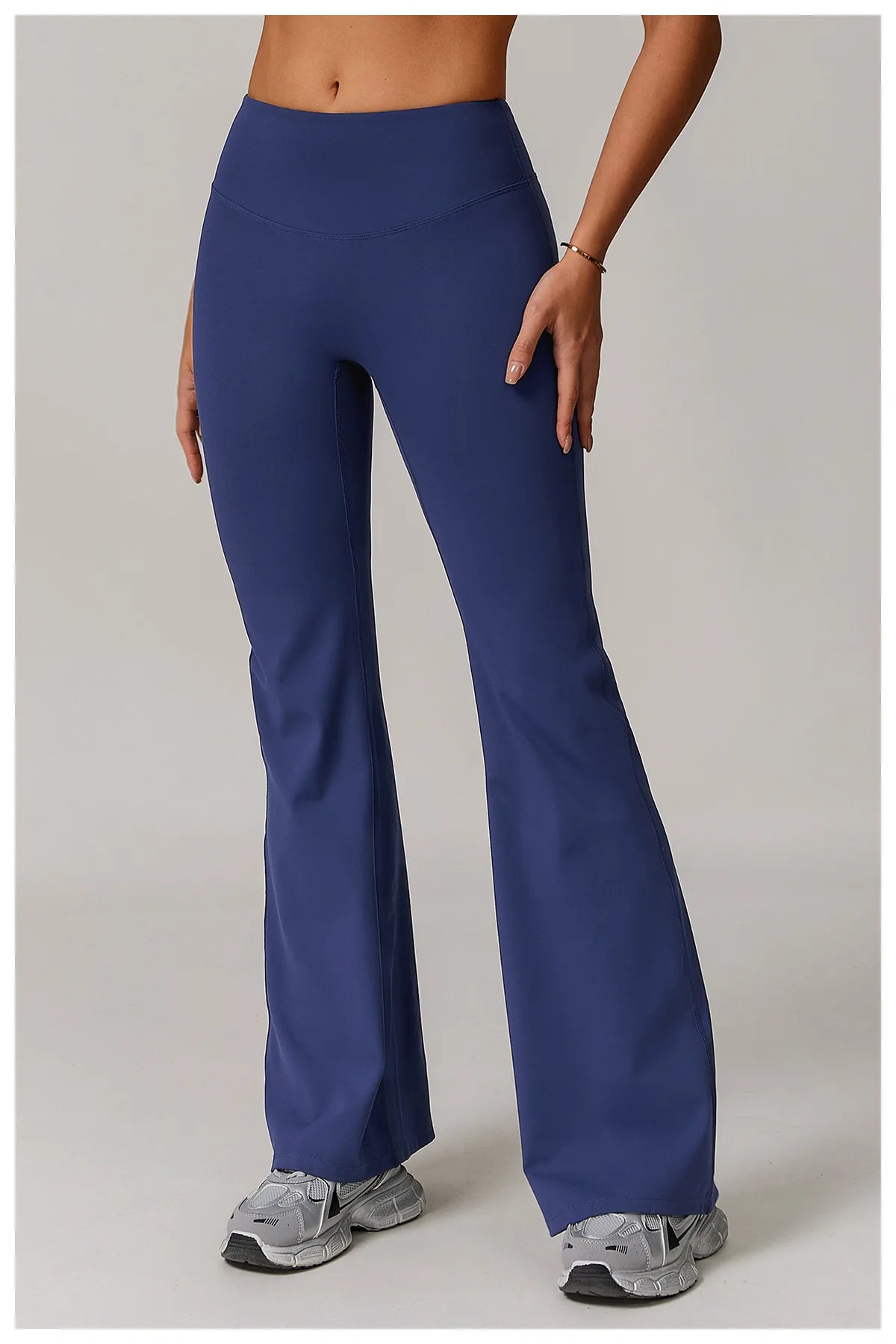 Gym Leggings Women Bell-bottoms Yoga Pants Sexy High Waist Lifting Leggings Pants Women Sports Clothing Fitness Wide Leg Pants
