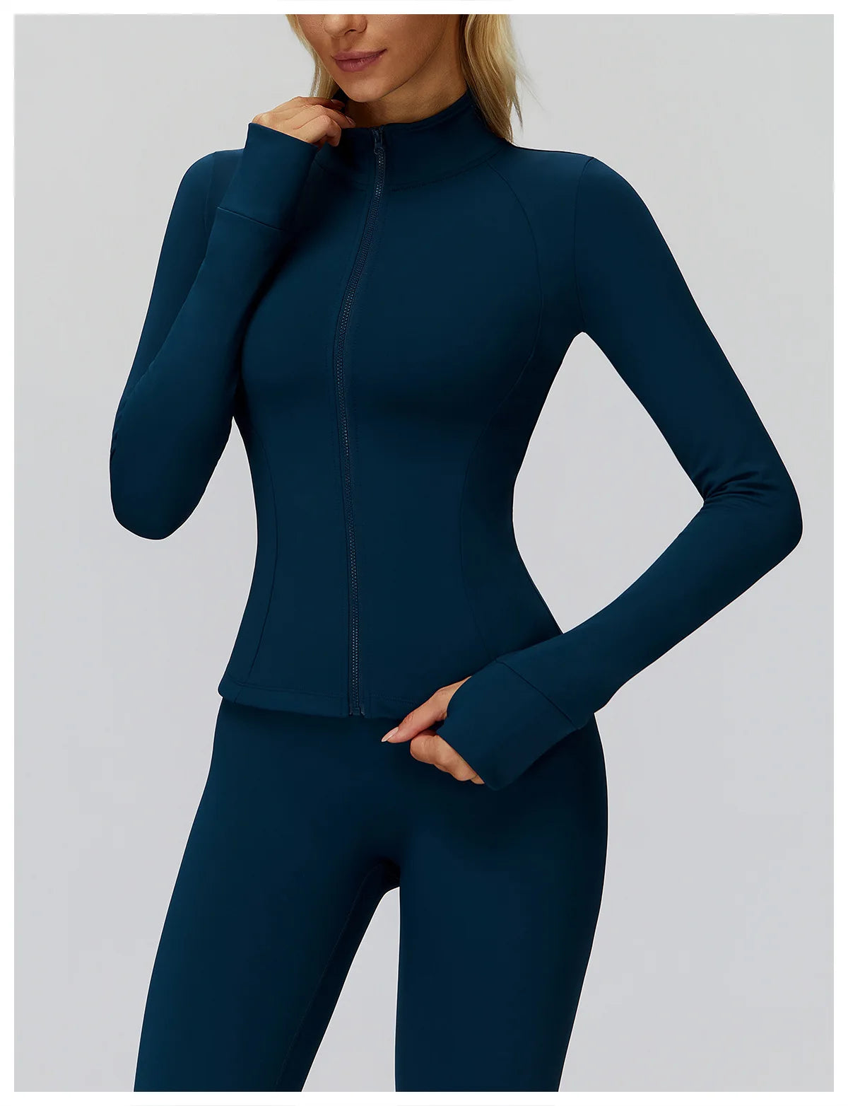 Yoga Set 2PCS Women Tracksuit Sportswear Workout Clothes Athletic Wear Gym Overalls Legging Fitness Top Long Sleeve Sports Suits
