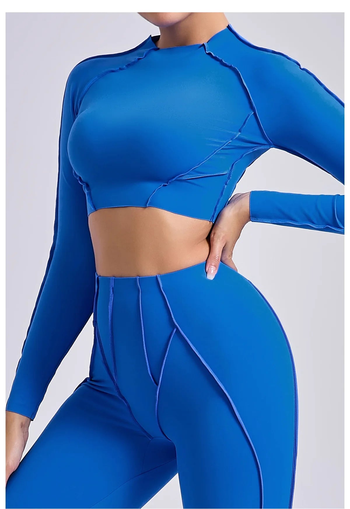 Long Sleeve Workout Top Gym T-shirt Pilates Clothes Women Active Wear Sports Shirt Elastic Fitness Yoga Clothing Running Shirts
