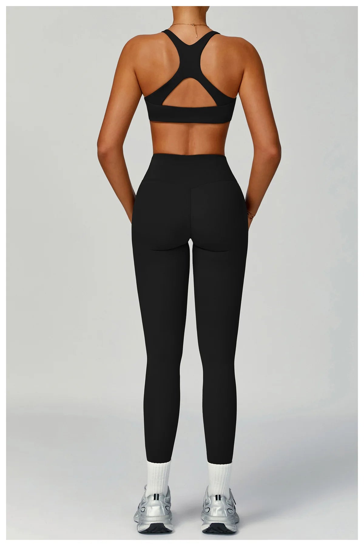 Women Tracksuit Yoga Shorts Set Seamless Yoga Set Workout Scrunch Shorts Sets Sports Bra Scrunch Shorts Fitness Clothes Gym Suit