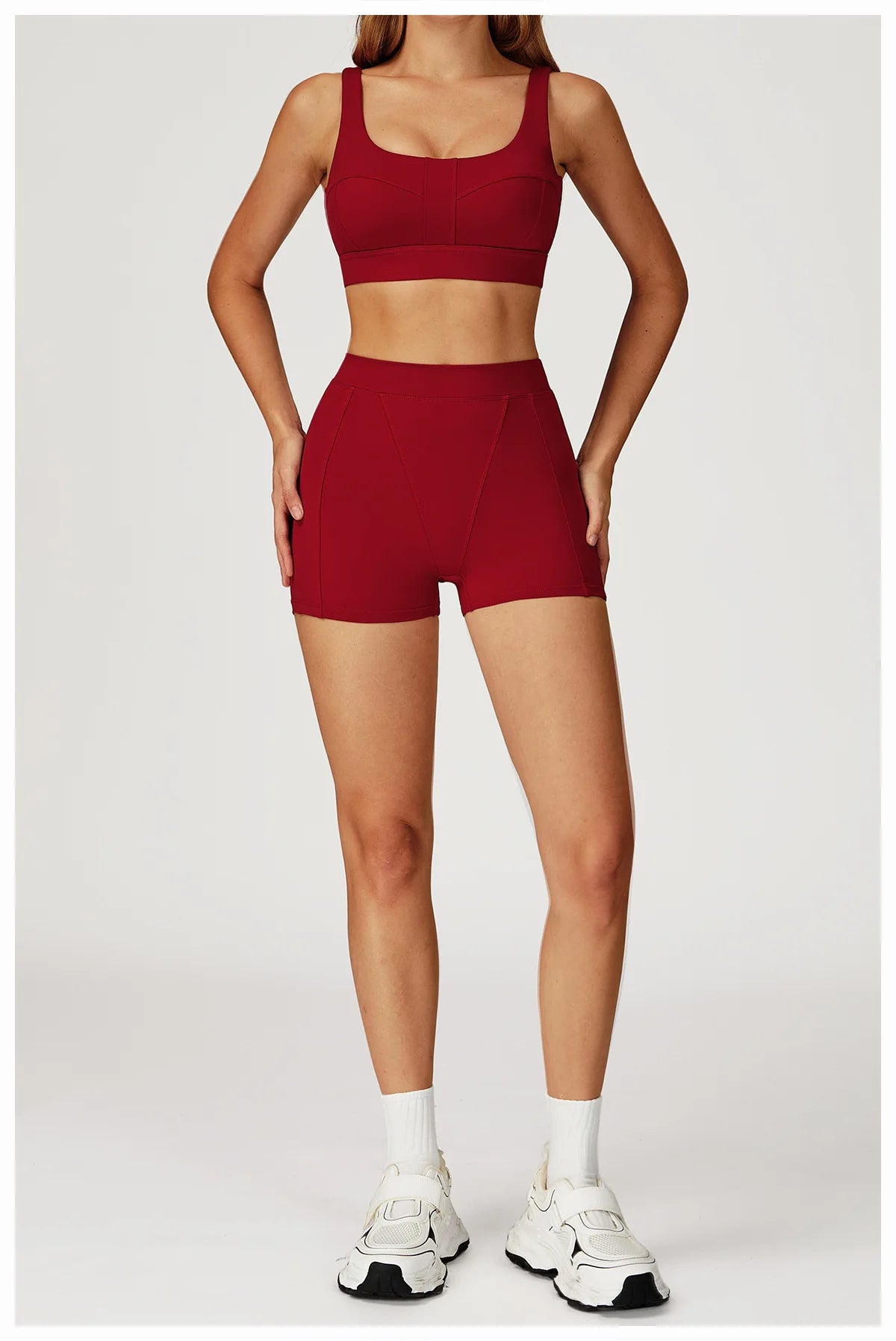 2PCS Yoga Set Gym Clothes Sportswear Yoga Suits For Women Outfits Fitness Set Tracksuits Sports Bra Gym Long Sleeved Leggings