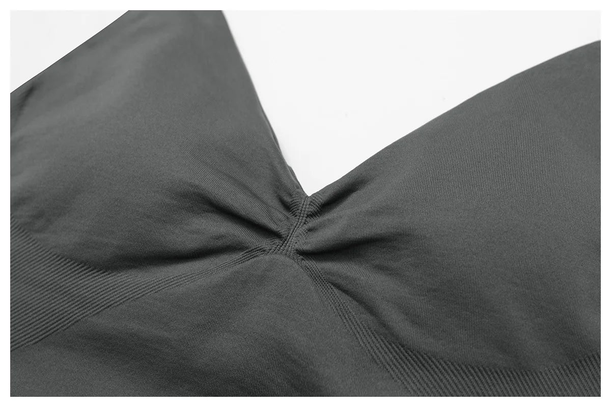 Breathable Sports Bra Crop Tops for Women Sexy Halter Sports Underwear Padded Support Yoga Workout Sports Cropped Push Up Tops