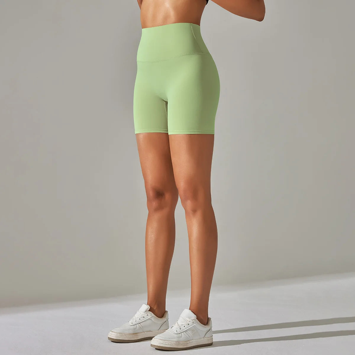 Seamless Yoga Shorts Women Fitness Shorts Running Cycling Shorts Breathable Sports Leggings High Waist Summer Workout Gym Shorts