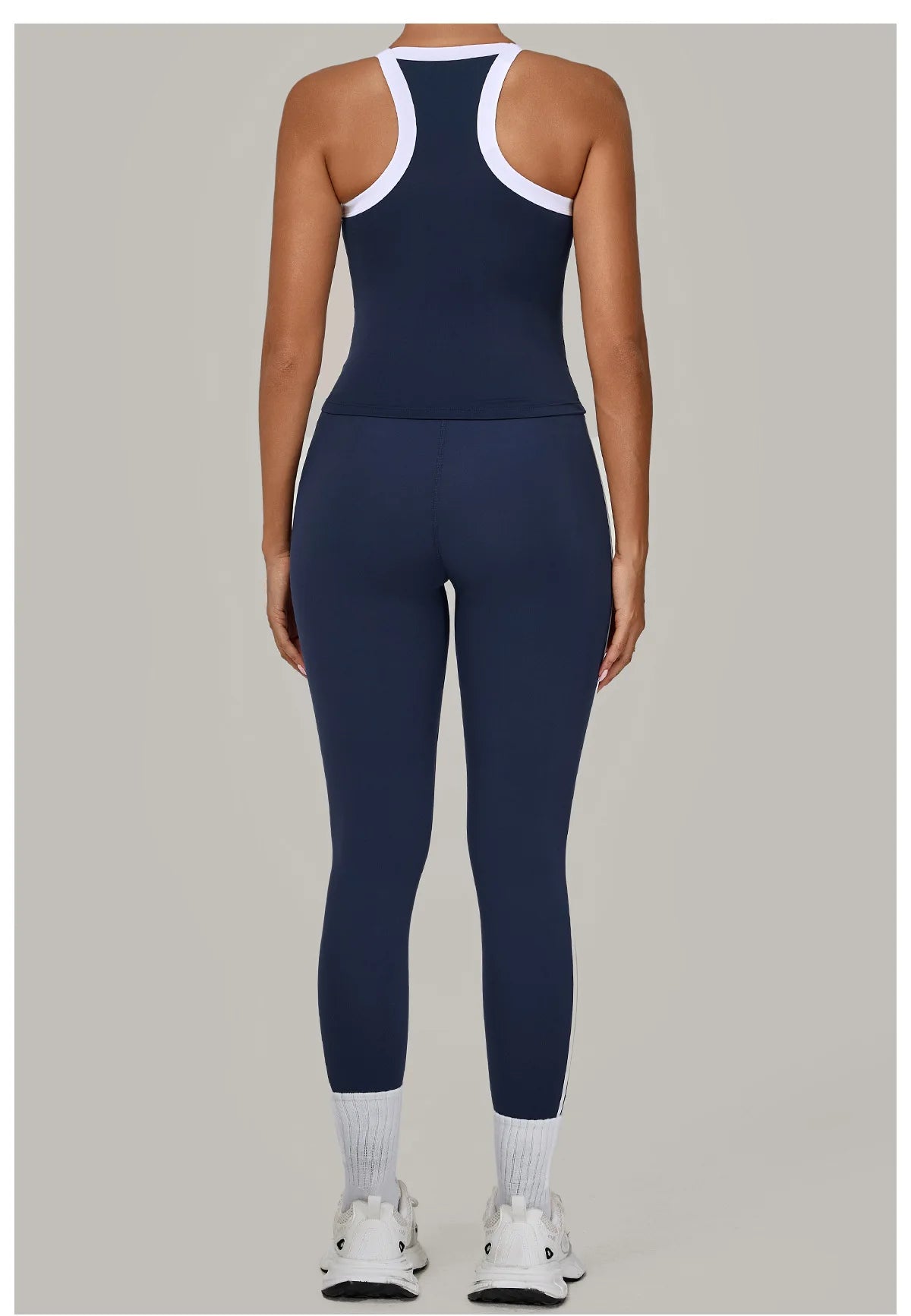 2 Pieces Yoga Set Women's Tracksuit Workout Clothes Sportswear Gym Clothing High Waist Leggings Fitness Bra Push Up Sports Suits