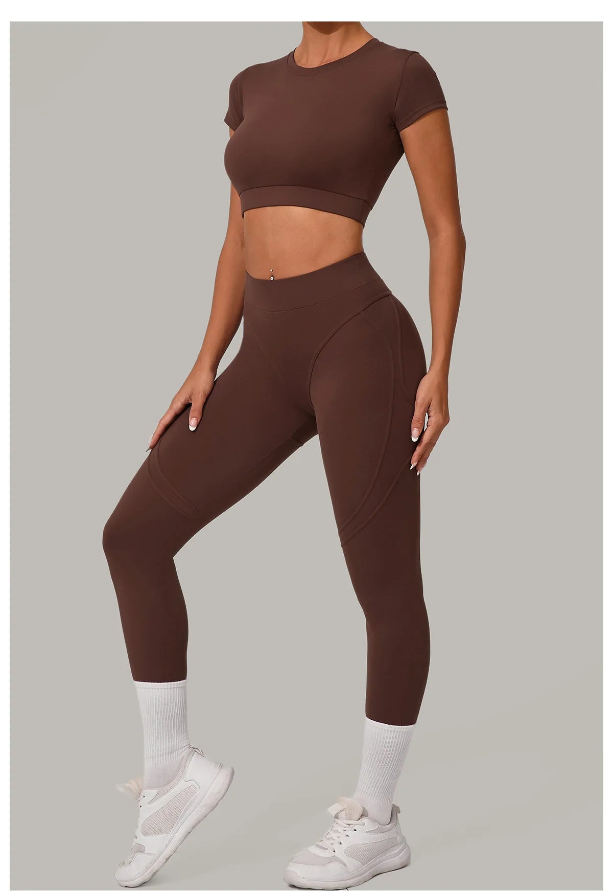 High Waist Yoga Pants Women Yoga Leggings Fitness Leggings Running Cycling Pants Breathable Sports Leggings Workout Gym Clothing
