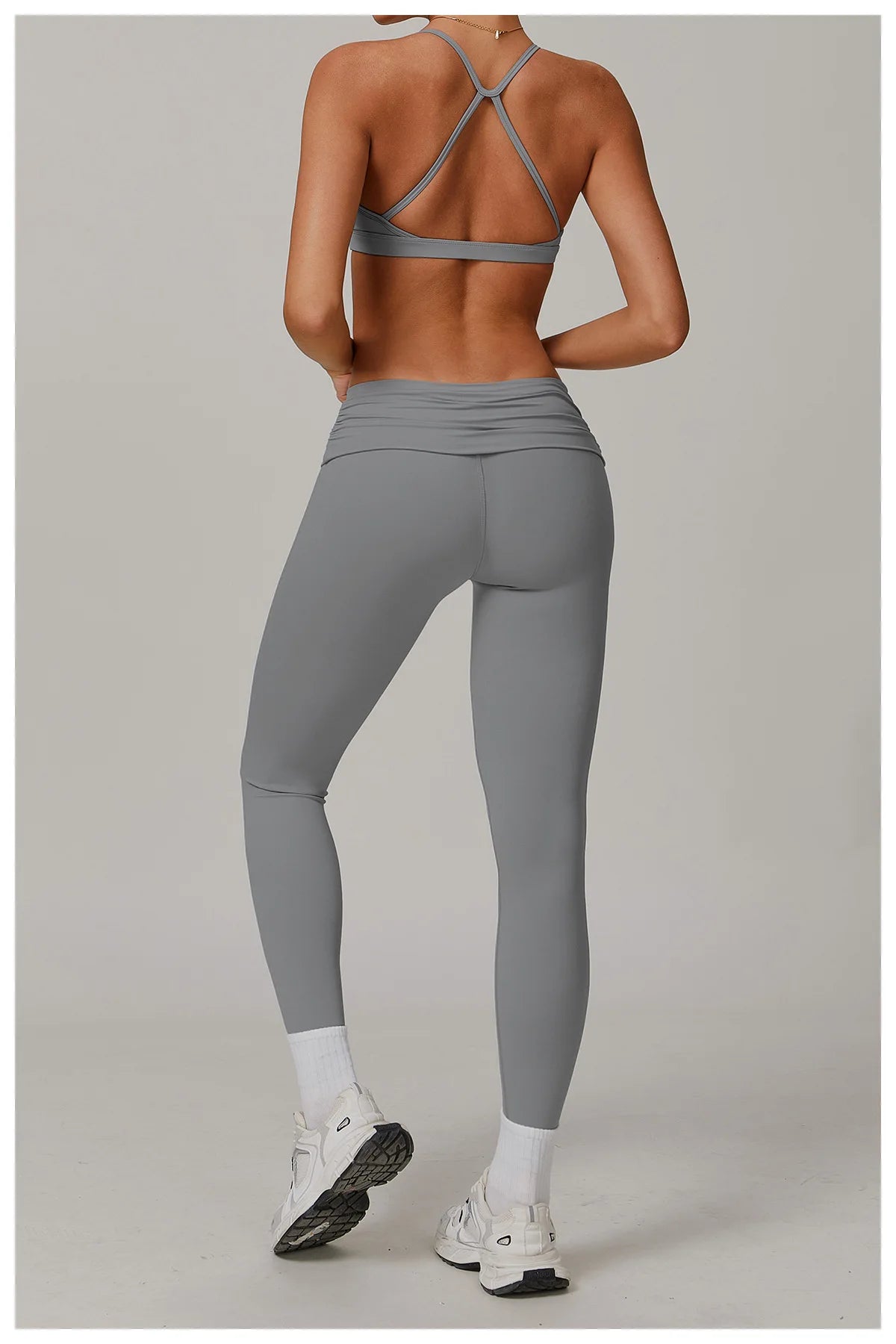 Yoga Clothes 2 Piece Women's Tracksuit Athletic Wear Pilates Fitness Suit Gym Workout Push Up Clothes Sports Bra Leggings Suit