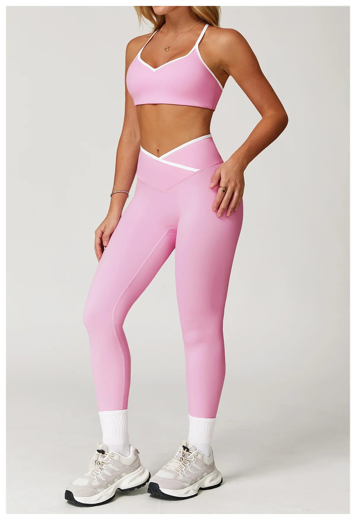 Women's Clothes Yoga Set 2 Pieces Workout Tracksuit Sportswear Gym Clothing High Waist Bell-bottoms Sexy Fitness Bta Sports Suit