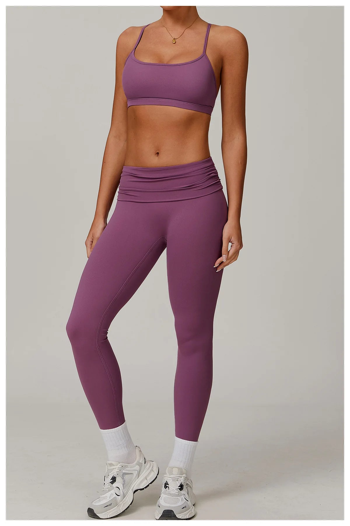 Yoga Clothes 2 Piece Women's Tracksuit Athletic Wear Pilates Fitness Suit Gym Workout Push Up Clothes Sports Bra Leggings Suit