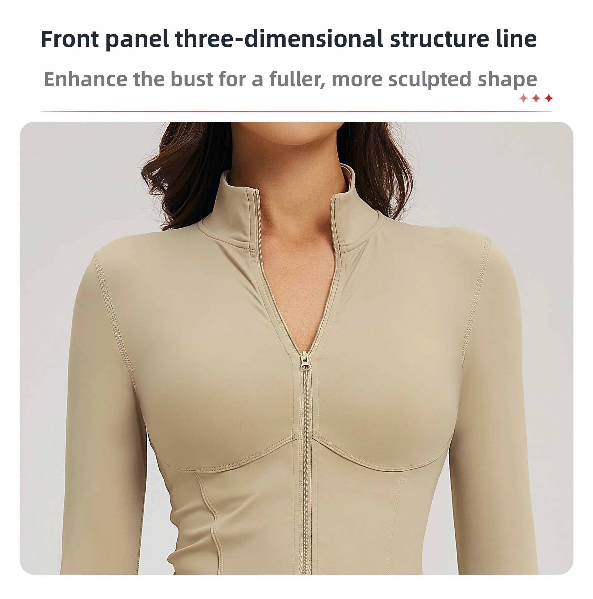 Yoga Long Sleeve Zipper Jacket Women Crop Tops T-shirts Solid Sports Top Running Shirts Sexy Quick Dry Fitness Gym Sport Wear