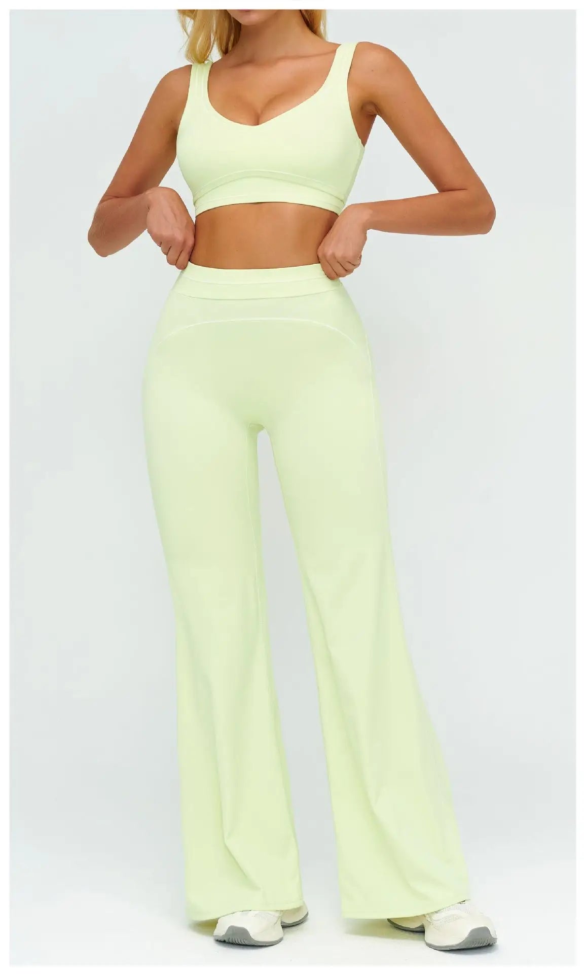 Women's Tracksuit Yoga Set 2PCS Sport Suit Gym Wear Workout Clothes Gym Outfits High Waist Legging Fitness Bra Set Sports Suits