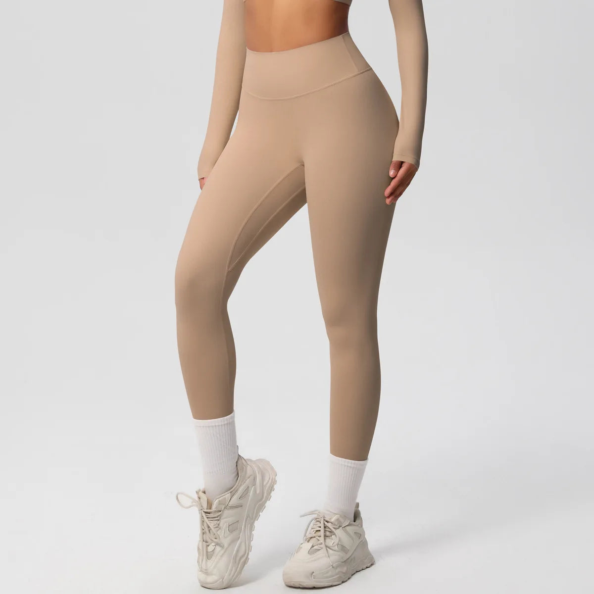 Leggings Female High Elastic Seamless Tights High Waist Butt Lift Sexy Fitness Pants Knit Slim Gym Running Yoga Leggings