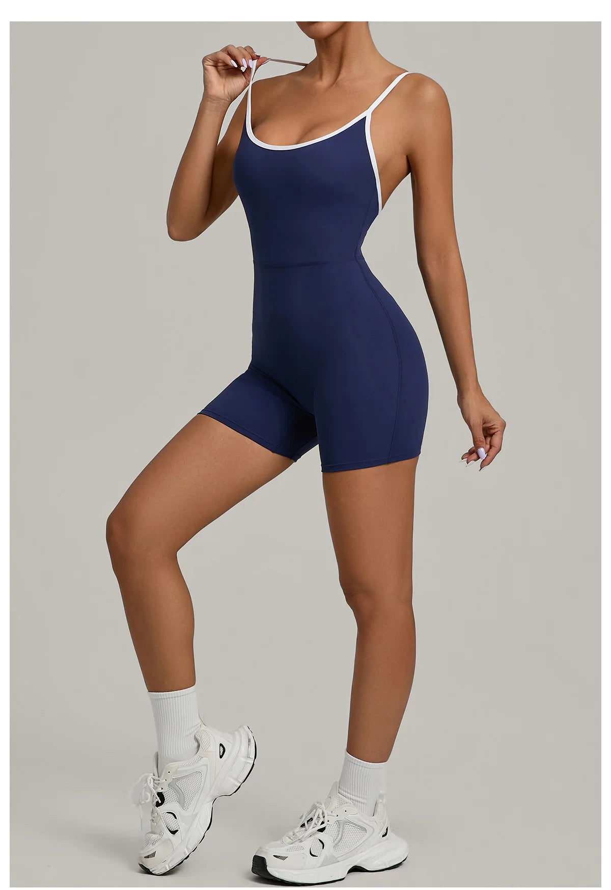 Summer Workout Jumpsuit Sports Overalls Women Rompers Gym Clothing Running Fitness Suits Gym Tracksuit Short Sportswear Yoga Set