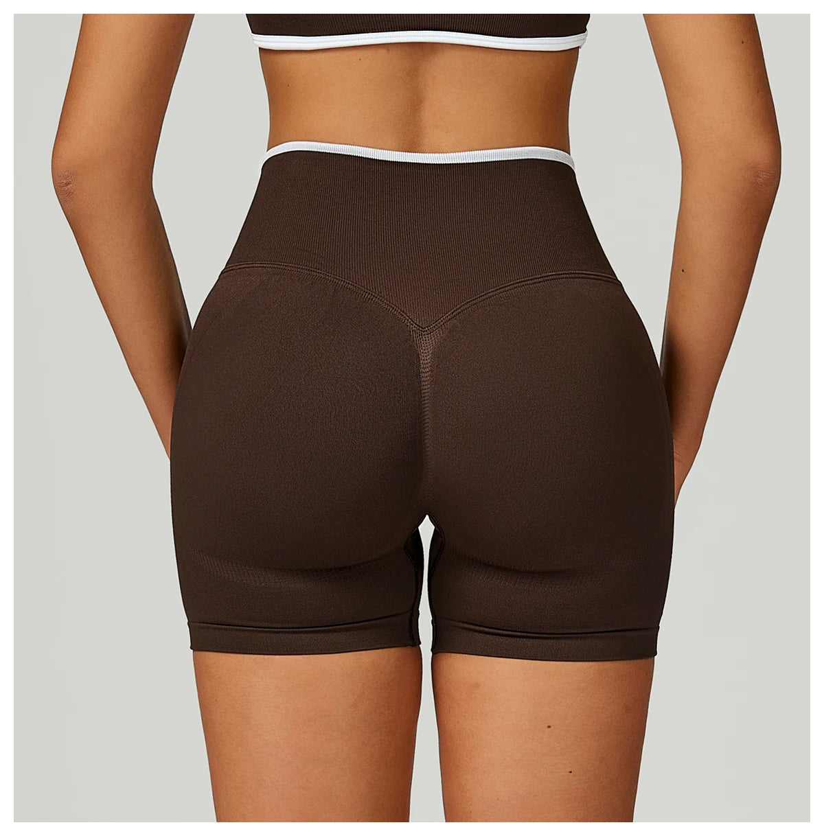 Seamless Women Sports Short Yoga Legging Shorts Squat Proof High Waist Fitness Tight Shorts Cycling Impact Workout Gym Shorts