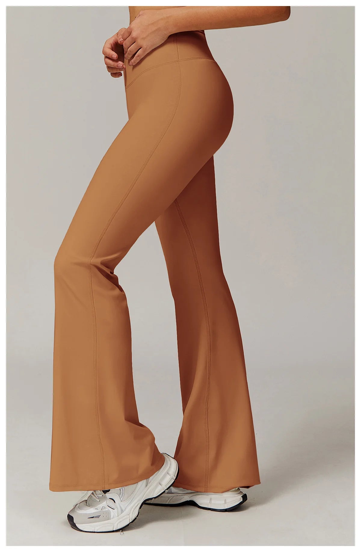 Gym Leggings Women Bell-bottoms Yoga Pants Sexy High Waist Lifting Leggings Pants Women Sports Clothing Fitness Wide Leg Pants