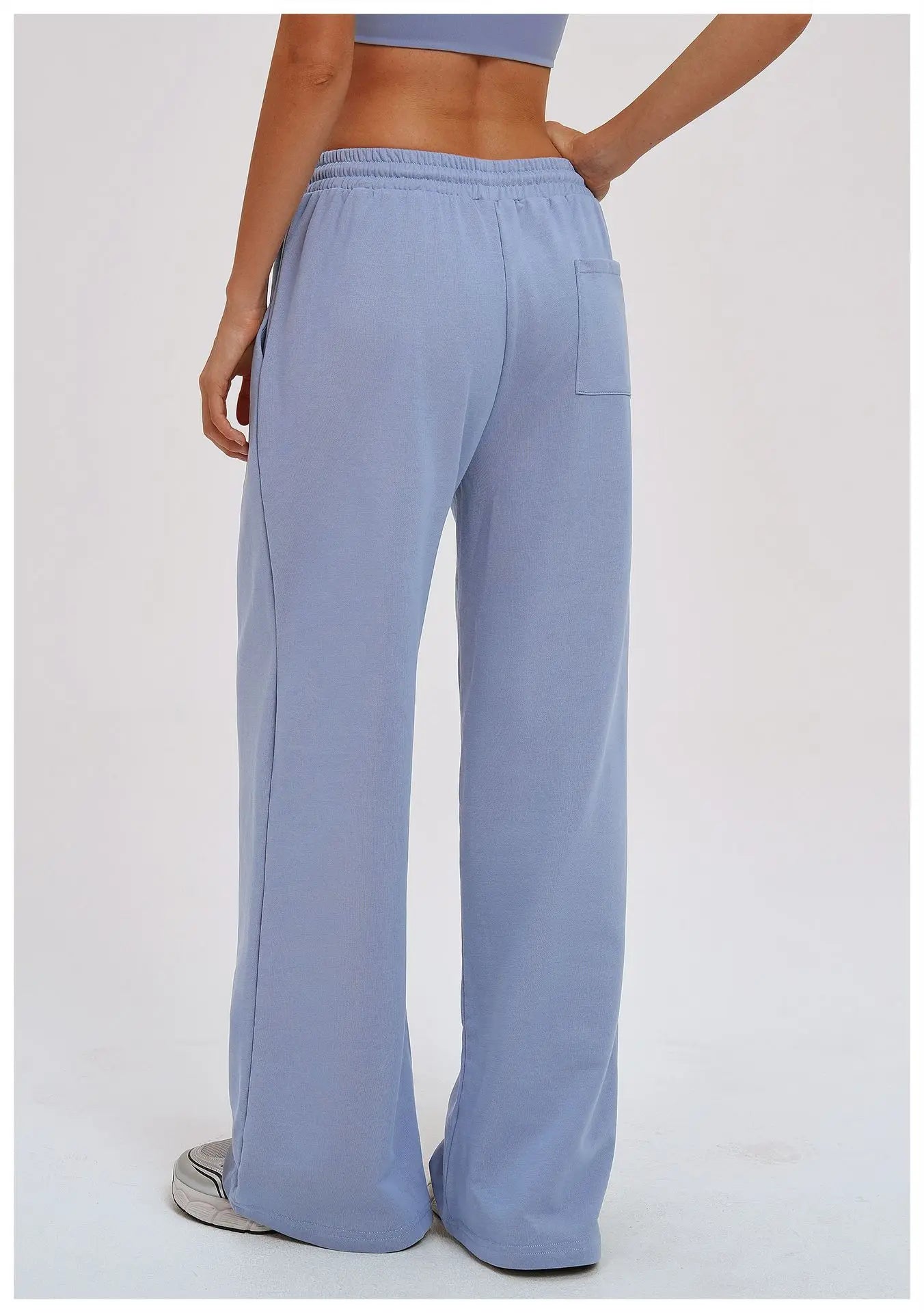 Yoga Pants Women's Gym Workout Pants Loose Wide Leg Casual Straight Leg Pants Outdoor Cycling And Running Sports Pants