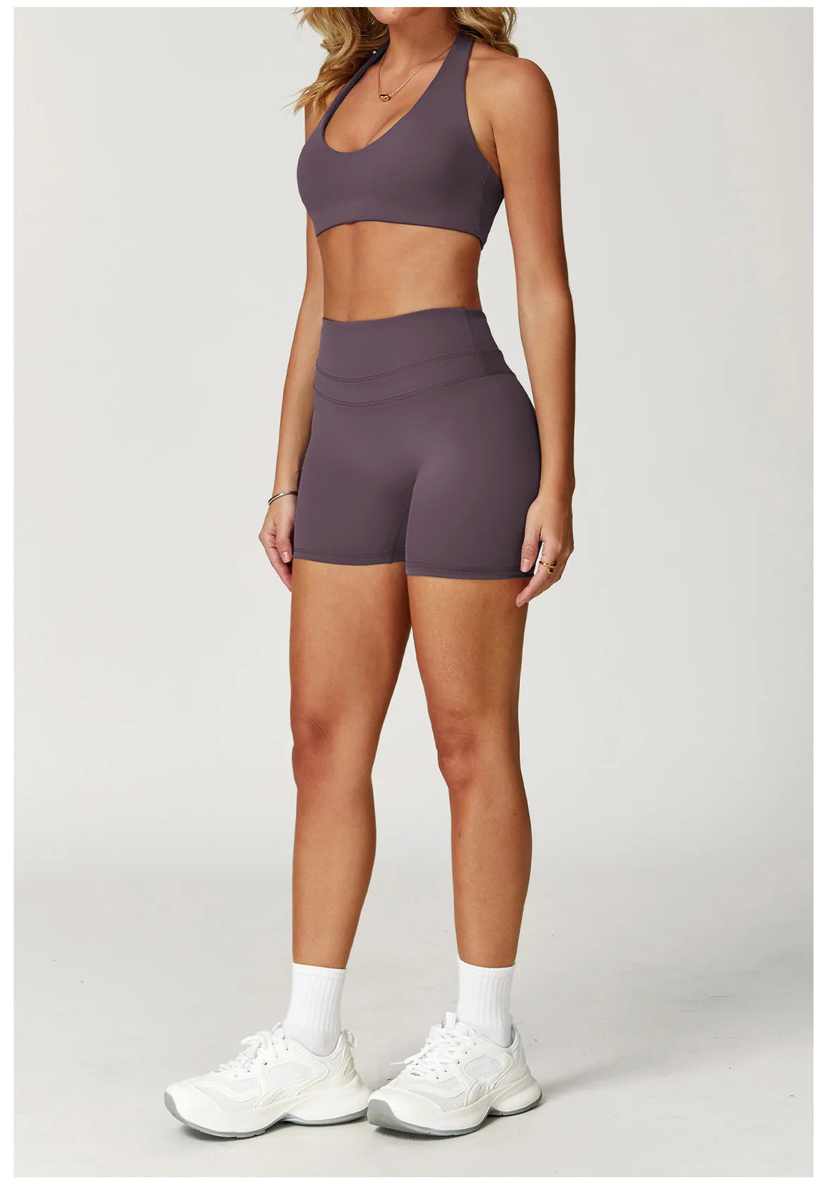 Women's Tracksuit 2PCS Fitness Suit Yoga Set Sportswear Workout Sports Bra High Waist Leggings Gym Clothing Seamless Sports Suit