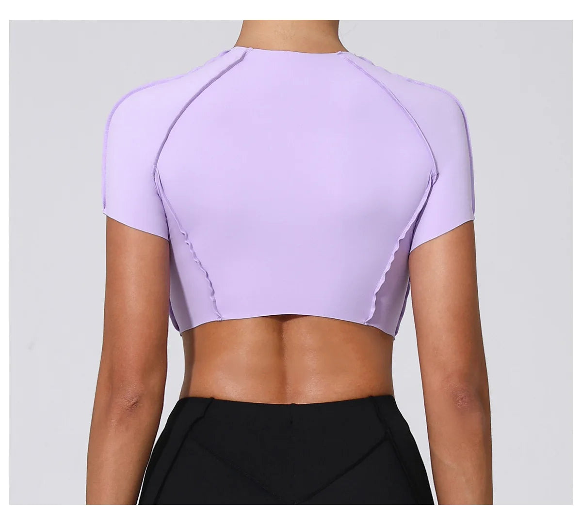 Women Yoga Top Line Sport T Shirts Fitness Clothes Short Sleeve Push Up Yoga Shirt Gym Top Running Active Wear Workout Sport Top