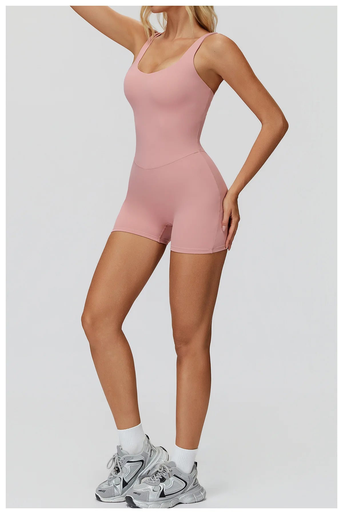 Jumpsuit Women's Short Tracksuit Yoga Set One-Piece Sportswear Push Up Gym Workout Clothes Fitness Stretch Bodysuit Yoga Suit