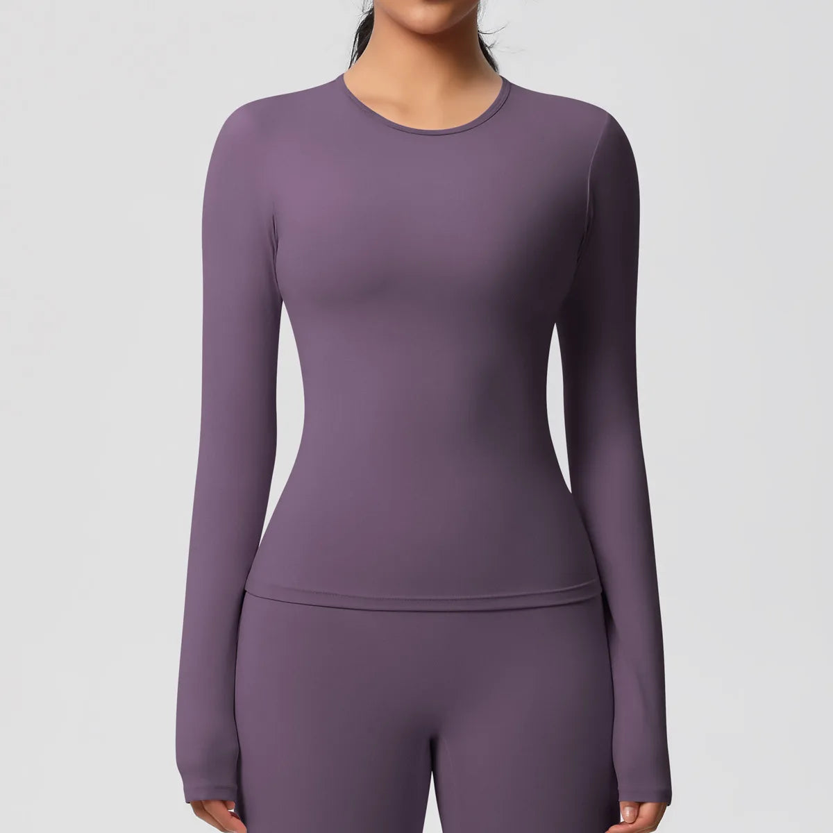 Yoga Shirts For Women Long Sleeve Fitness Running Push Up Gym Clothes Workout Dry Fit Breathable High Elastic Sports Top