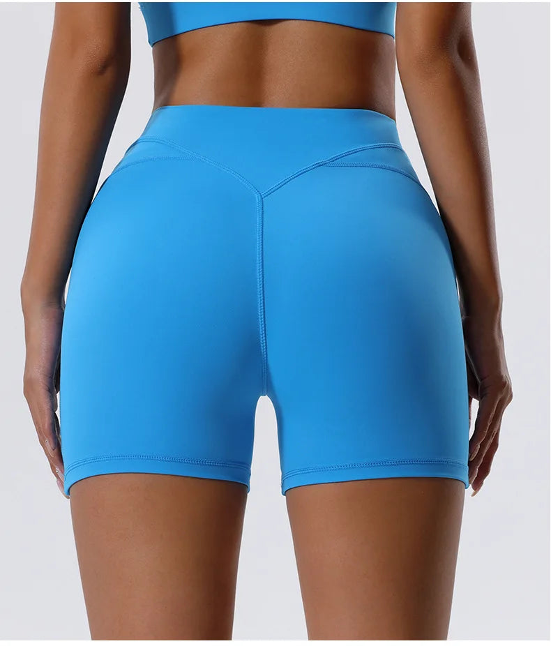 Summer Shorts for Women Yoga Shorts Running Push Up Workout Tights Gym Shorts Fitness High Waist Sports Short Women Clothing