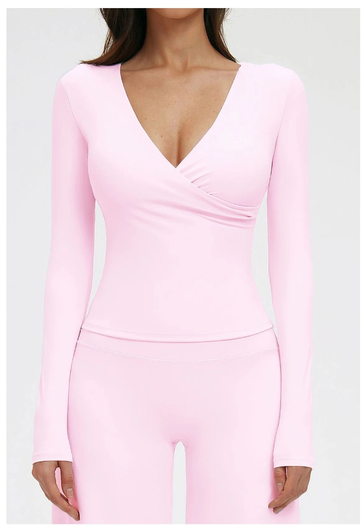 Sexy Yoga Shirts For Women Long Sleeve Fitness Top Running Gym Clothes Workout Shirts Dry Fit Breathable High Elastic Sports Top