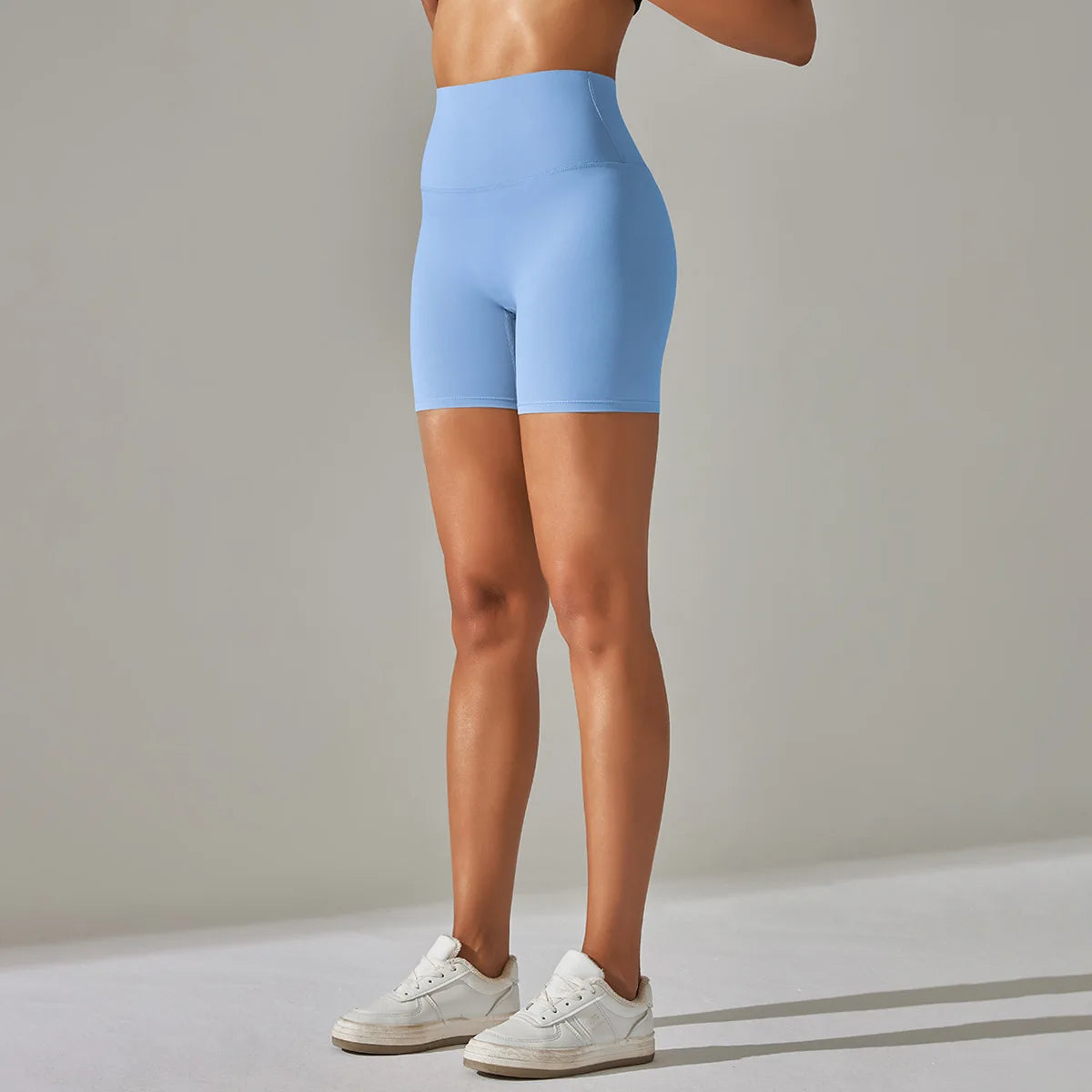 Seamless Yoga Shorts Women Fitness Shorts Running Cycling Shorts Breathable Sports Leggings High Waist Summer Workout Gym Shorts